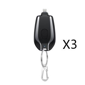 1500mAh Mini Power Emergency Pod Keychain Charger With Type-C Ultra-Compact Mini Battery Pack Fast Charging Backup Power Bank (Option: Bundle17-Set)