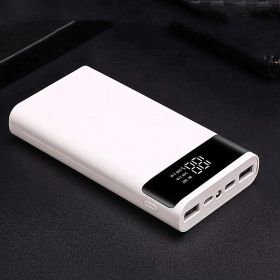 Digital Display Power Bank Spring Kit (Option: White shell board no batter)