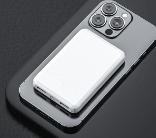 10000 Electric Heating Vest Belt Power Bank (Option: White-5000mAh)